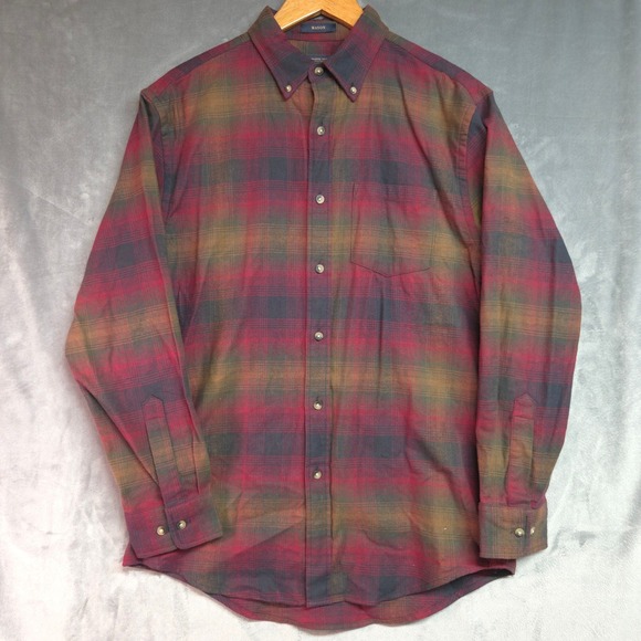 Pendleton Other - Pendleton Mason Flannel Shirt Mens Size M Red Brown Plaid Button Down